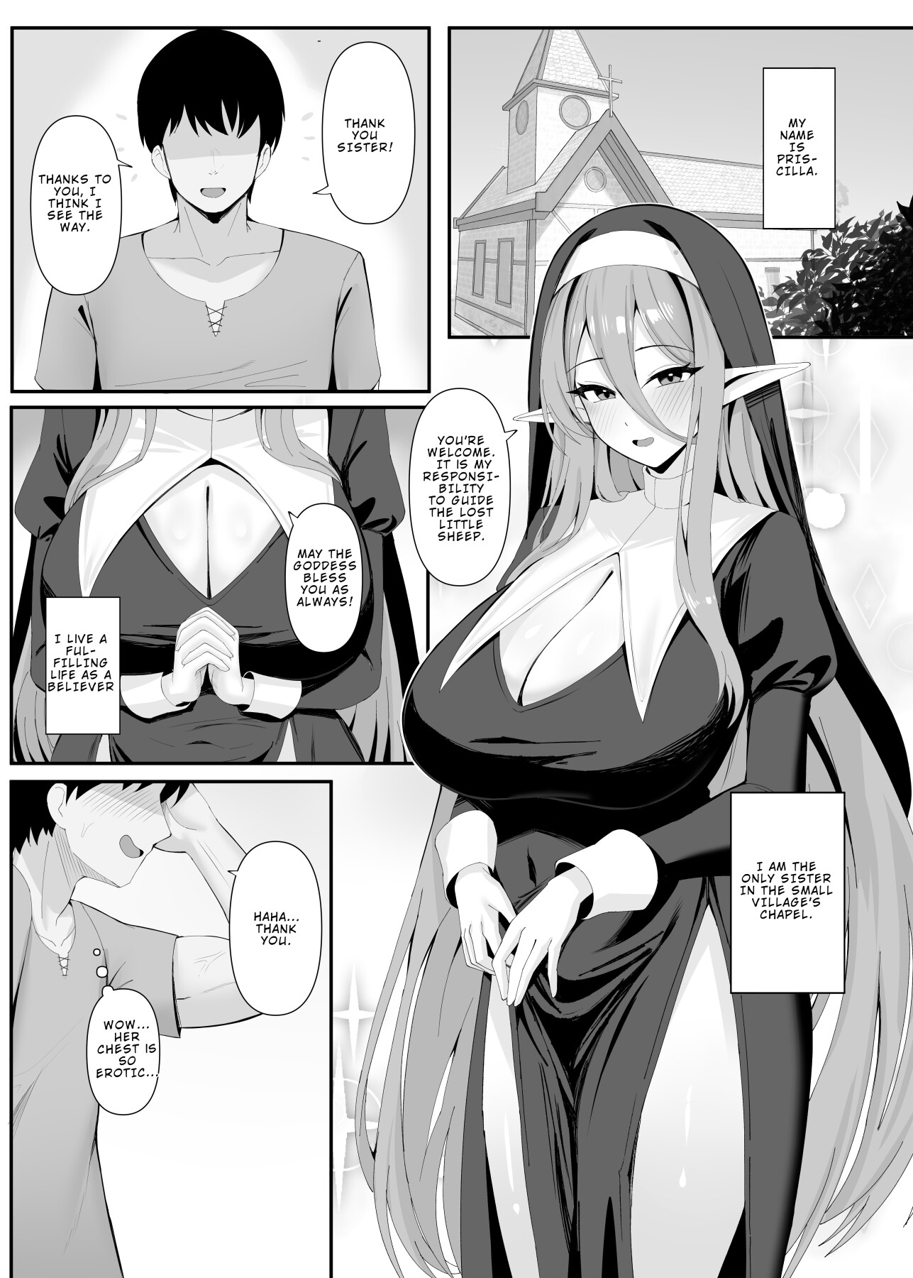 Hentai Manga Comic-The Elf Sister in Heat is Aroused Every Day-Read-2